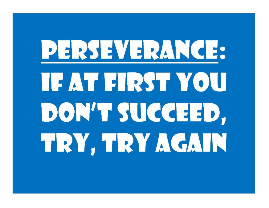 what does perseverance mean for kids